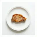 Schweinesteak natur, gebraten