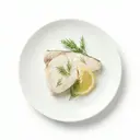 Schwertfisch pochiert (ohne Sauce)