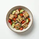 Schwertfischsalat mit Senfmarinade