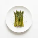 Spargel tiefgefroren, gebacken