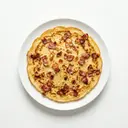 Speckpfannkuchen gebraten