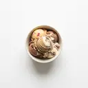 Speiseeis (Frucht, Kaffee, Schoko, Vanille) gemischt