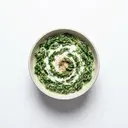 Spinat gedünstet, mit Sahne