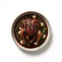 Taube Fleisch, mit Haut, geschmort ohne Fett