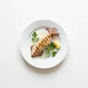 Tintenfisch tiefgefroren, gegrillt