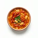 Weiße-Bohnen-Eintopf mit Paprika, Tomaten und Ajvar