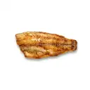 Wels tiefgefroren, gebraten ohne Fett (Pfanne)