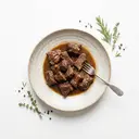 Wildschwein Fleisch, geschmort ohne Fett