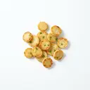 Wurzelpetersilie gebraten ohne Fett (Pfanne)