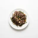 Ziege Fleisch, gebraten ohne Fett (Ofen)