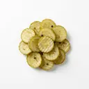 Zucchini gesäuert, abgetropft