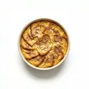 Zwiebackauflauf mit Apfel