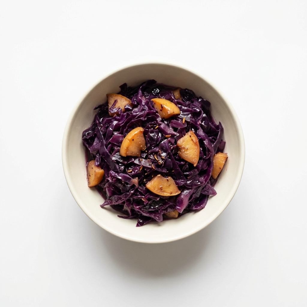 Weinkraut mit Apfel gedünstet