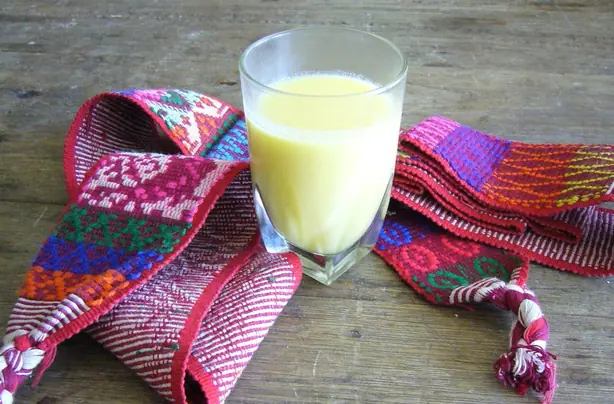 Foto von Klassischer Mexikanischer Atole – fertig angerichtet