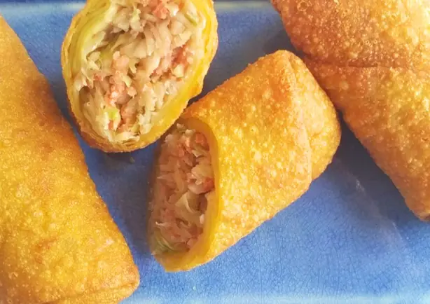 Foto von Amerikanische Egg Rolls klassisch – fertig angerichtet