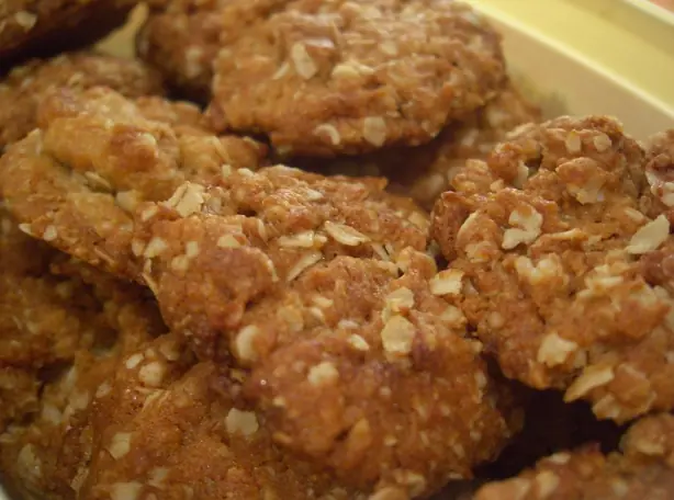 Foto von Anzac-Biscuits – fertig angerichtet