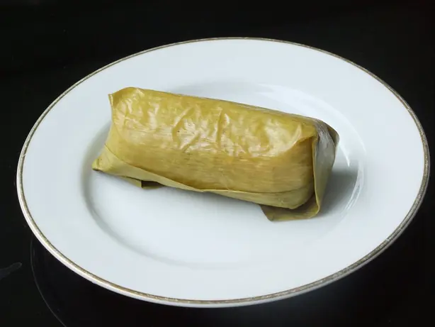 Foto von Javanisches Arem-arem mit Tempeh – fertig angerichtet