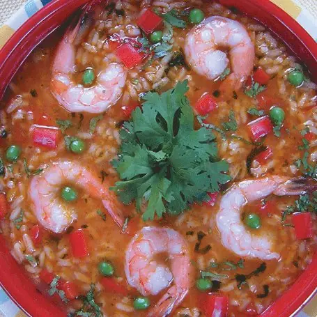 Foto von Puerto-ricanisches Asopao de Gandules – fertig angerichtet