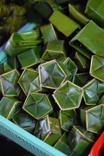 Foto von Vietnamesische Ehepaar-Kuchen mit Bohnenfülle – fertig angerichtet
