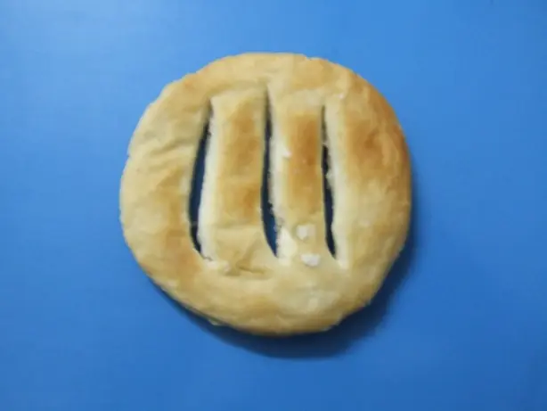 Foto von Bengalisches Bakarkhani mit Safran – fertig angerichtet