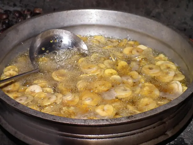Foto von Philippinische Bananenchips knusprig – fertig angerichtet
