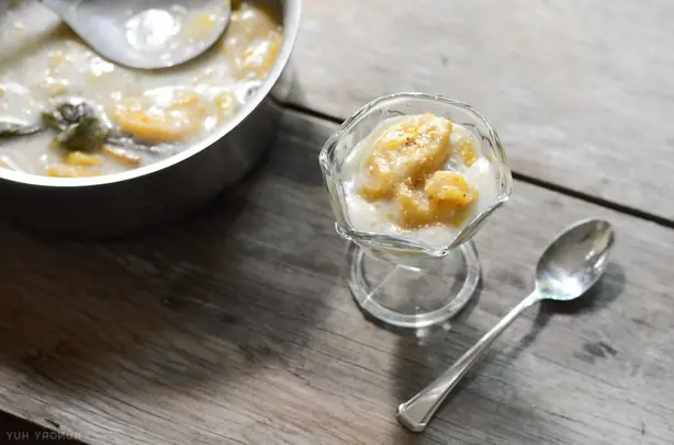 Foto von Vietnamesisches Chè Chuối – fertig angerichtet