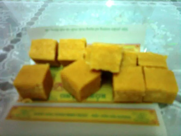 Foto von Vietnamesische Mungbohnen-Pastete – fertig angerichtet