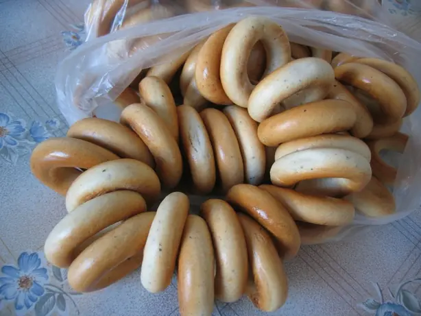 Foto von Russische Baranki Kringel klassisch – fertig angerichtet