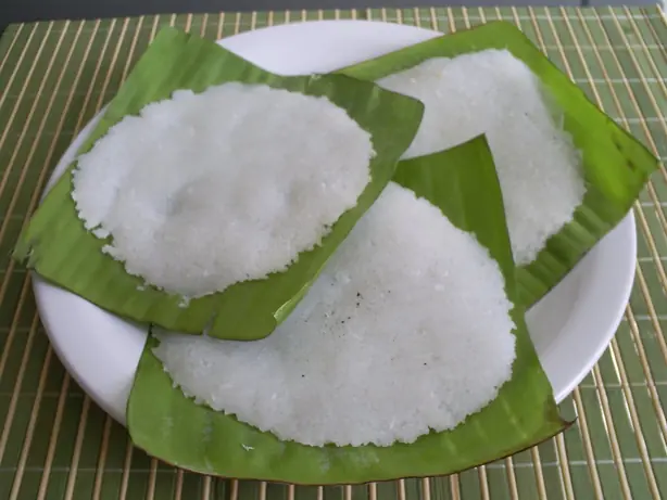 Foto von Brasilianische Beiju Tapioka-Fladen – fertig angerichtet