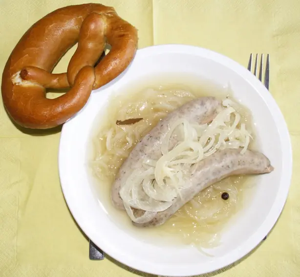 Foto von Fränkische Blaue Zipfel klassisch – fertig angerichtet