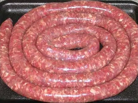 Foto von Südafrikanische Boerewors vom Grill – fertig angerichtet