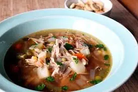 Foto von Wisconsin-Booyah Eintopf traditionell – fertig angerichtet