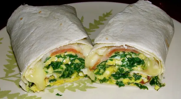 Foto von New Mexican Breakfast Burrito – fertig angerichtet