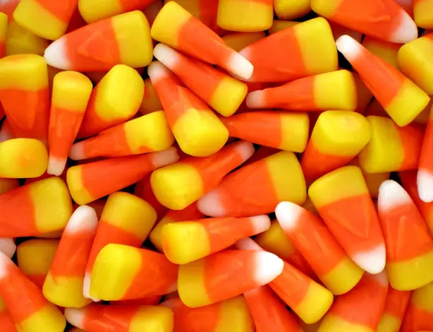Foto von Amerikanische Candy Corn klassisch – fertig angerichtet