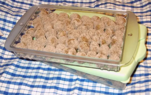 Foto von Cappuccino-Kugeln – fertig angerichtet