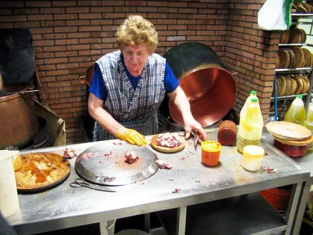 Foto von Galicischer Oktopus Polbo á feira – fertig angerichtet