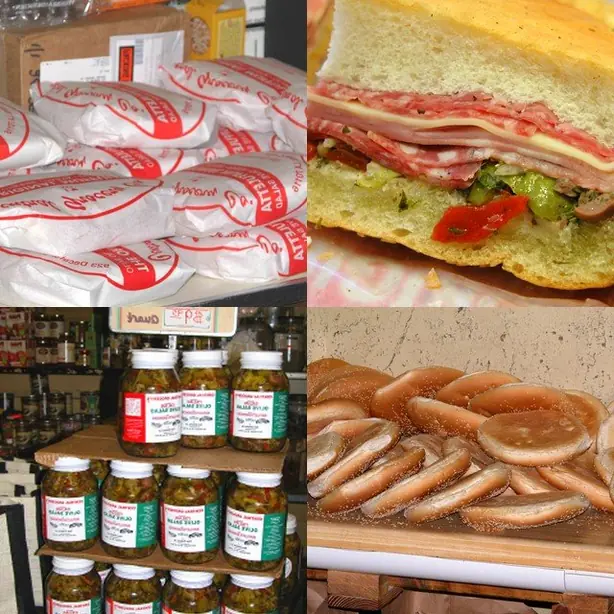Foto von New Orleans Muffuletta Klassisch – fertig angerichtet
