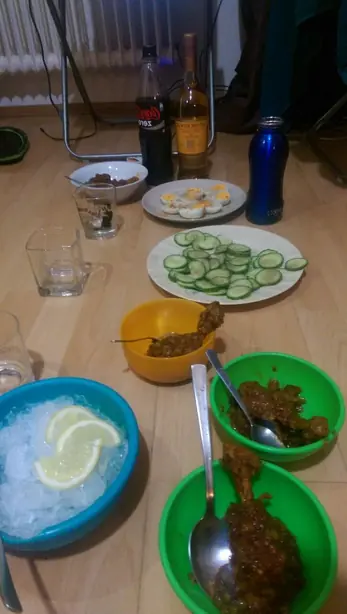 Foto von Hyderabadi Chakna Eintopf – fertig angerichtet