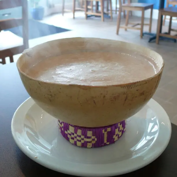 Foto von Mexikanischer Champurrado Klassisch – fertig angerichtet