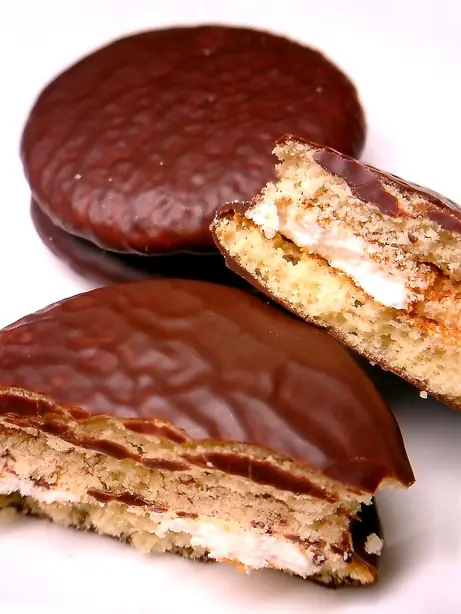 Foto von Südkoreanischer Choco Pie hausgemacht – fertig angerichtet