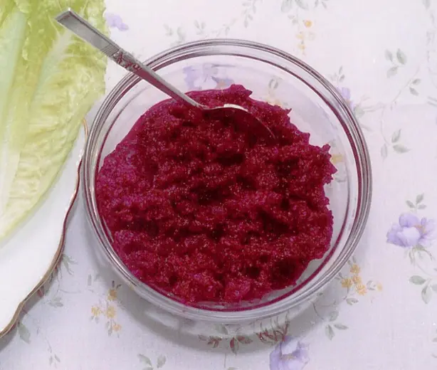 Foto von Klassischer Roter Chrain – fertig angerichtet