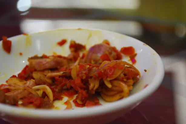 Foto von Malaysisches Sambal Cincalok – fertig angerichtet