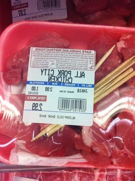 Foto von Amerikanisches City Chicken (Schwein) – fertig angerichtet