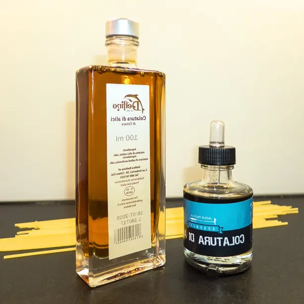 Foto von Spaghetti mit Colatura di alici – fertig angerichtet