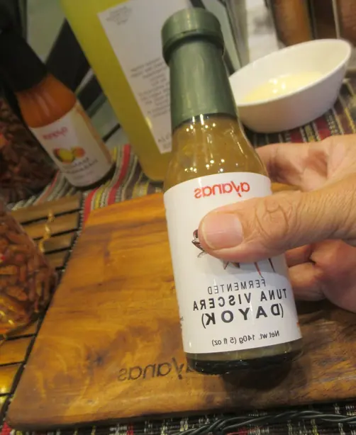 Foto von Philippinische Würzsauce Dayok – fertig angerichtet