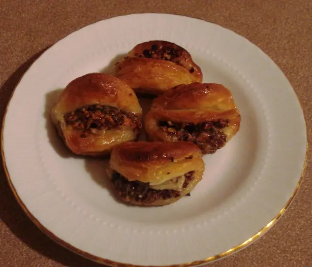 Foto von Türkisches Gebäck Dilber Dudağı – fertig angerichtet