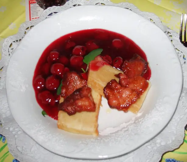 Foto von Dithmarscher Mehlbeutel klassisch – fertig angerichtet