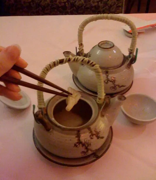 Foto von Japanische Dobin Mushi Suppe – fertig angerichtet