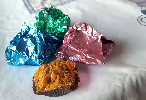 Foto von Algarve-Dessert Dom Rodrigo – fertig angerichtet