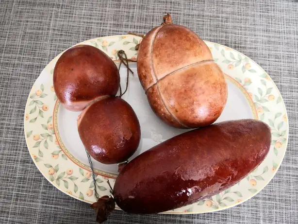 Foto von Fuldaer Flurgönder mit Nudeln – fertig angerichtet